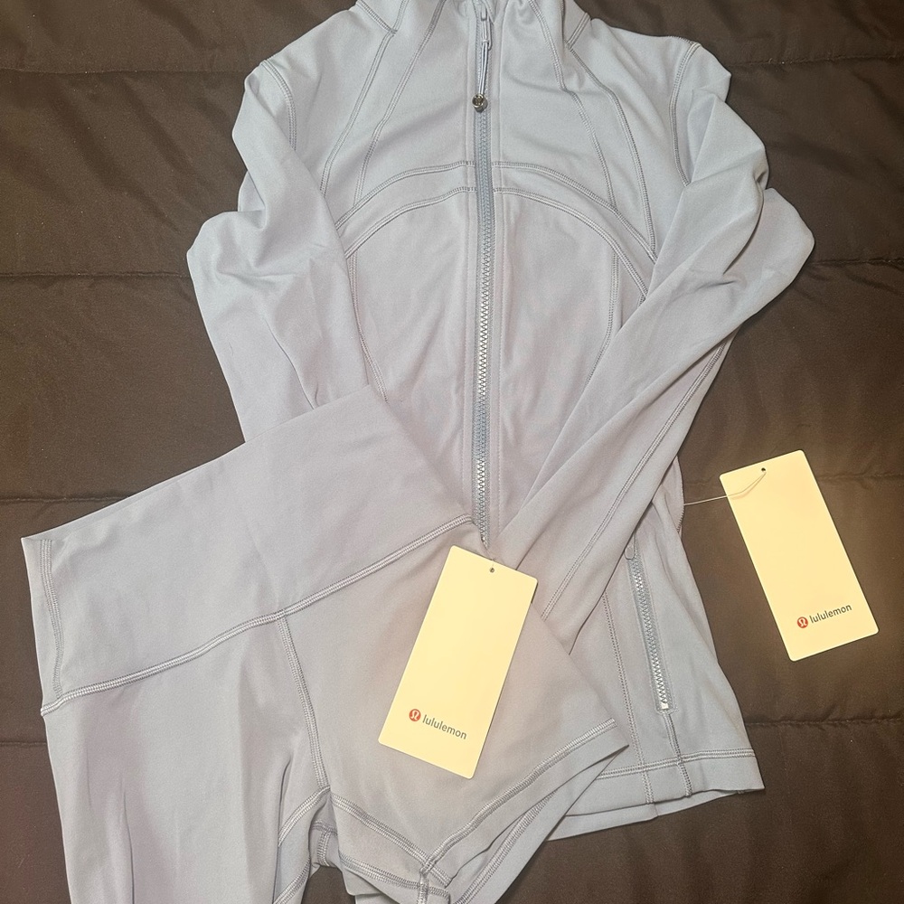 Lululemon Athletica Define Jacket and Align Shorts set